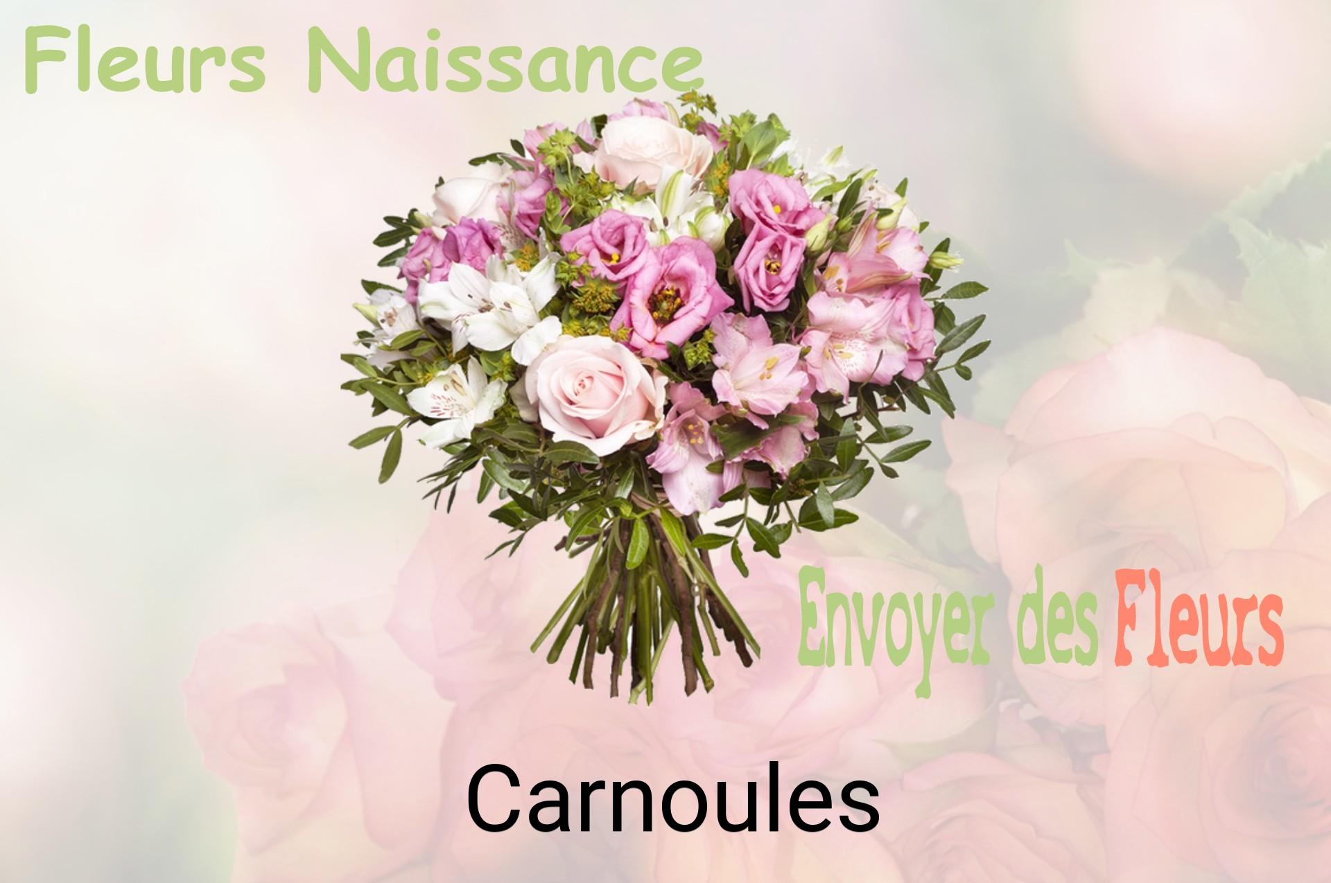 Bouquet de fleurs de naissance livré à Carnoules